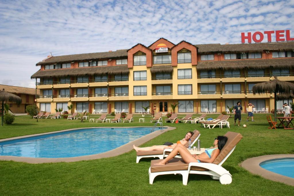 Hotel Y Cabanas Mar De Ensueno Ла-Серена Экстерьер фото